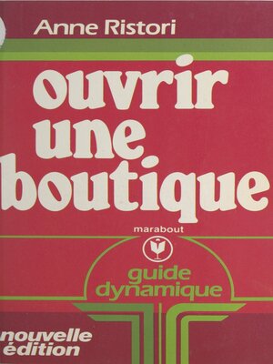 cover image of Ouvrir une boutique